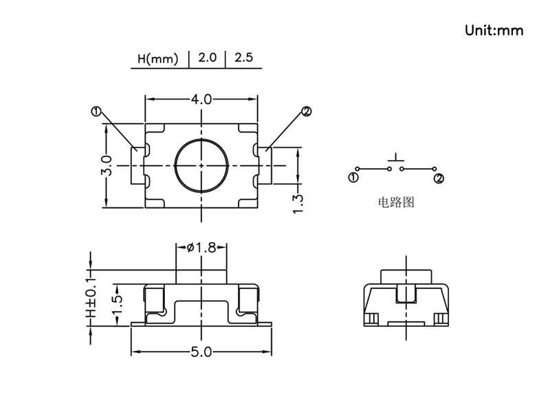 3040輕觸開(kāi)關(guān)產(chǎn)品圖